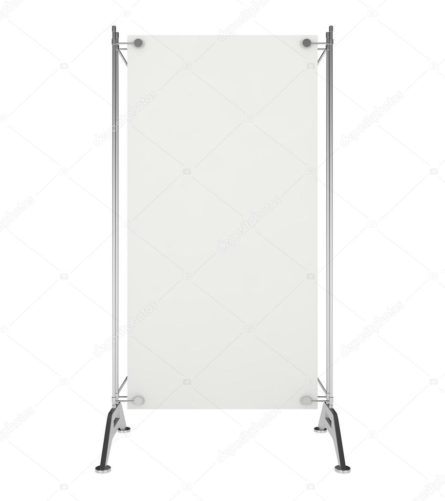 Showing Board isolated on white