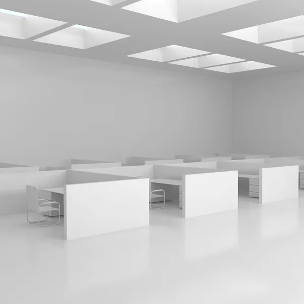 Boş beyaz ofis