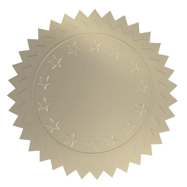 Gold seal — Stockfoto