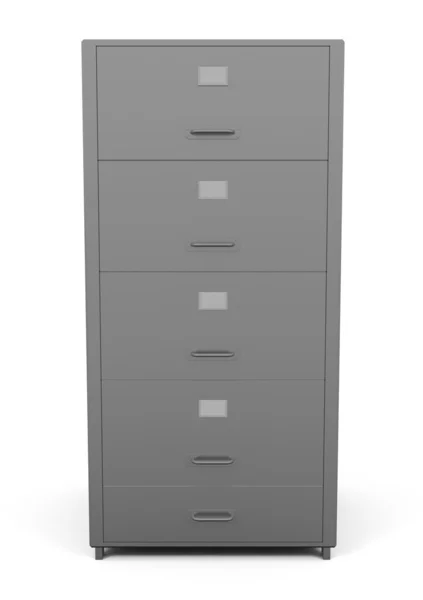 beyaz izole dosya çekmecesi