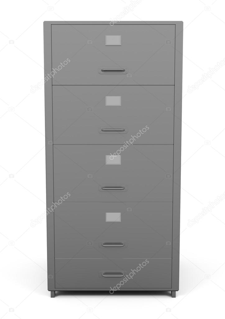 File Drawer isolated on white