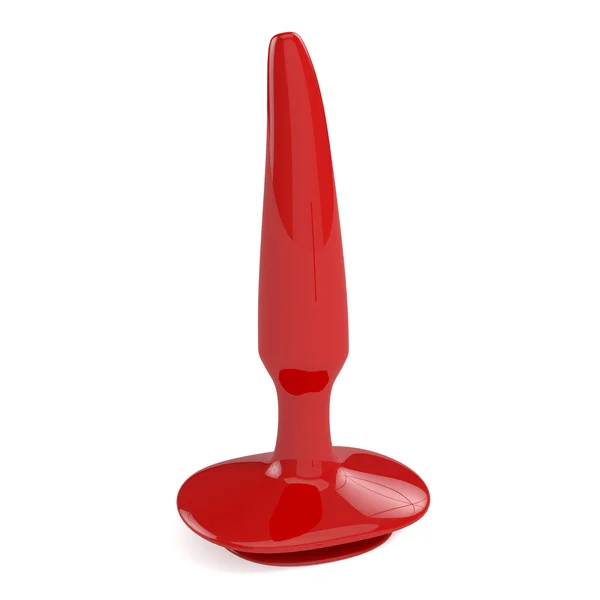 Sex toy butt tappi isolati su bianco — Foto Stock