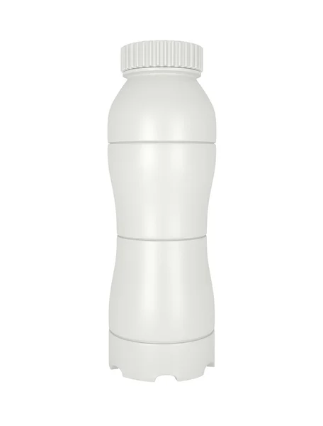 plastik şişe üzerinde beyaz izole