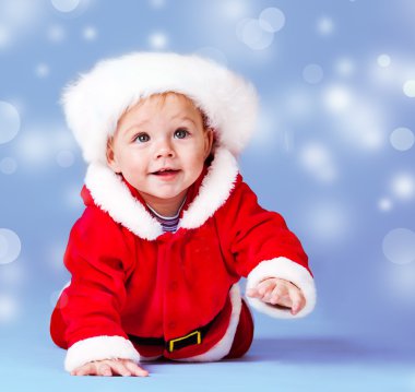 Santa baby blue üzerinde