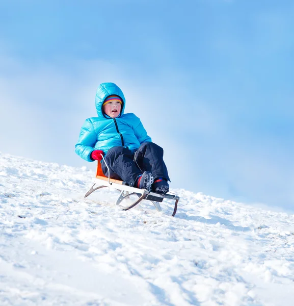 Winter sleighing activity Royalty Free Stock Photos