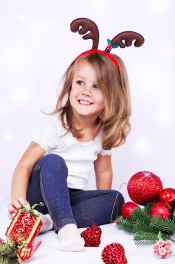 tatlı Noel kız