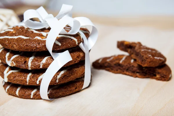 Chocolade koekjes — Stockfoto