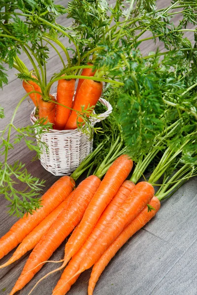 Carota biologica — Foto Stock