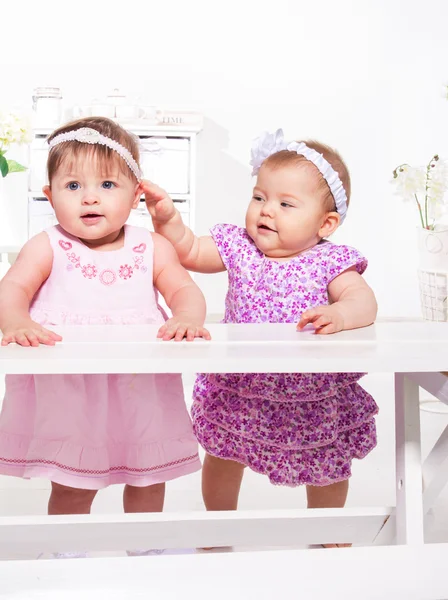 Baby meisjes — Stockfoto