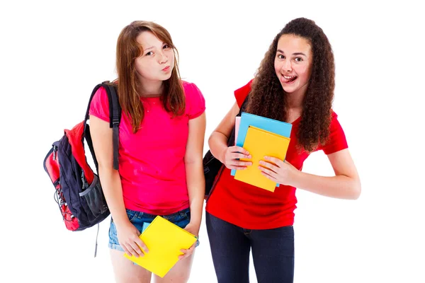 Expressive teenage friends — Stock Photo, Image