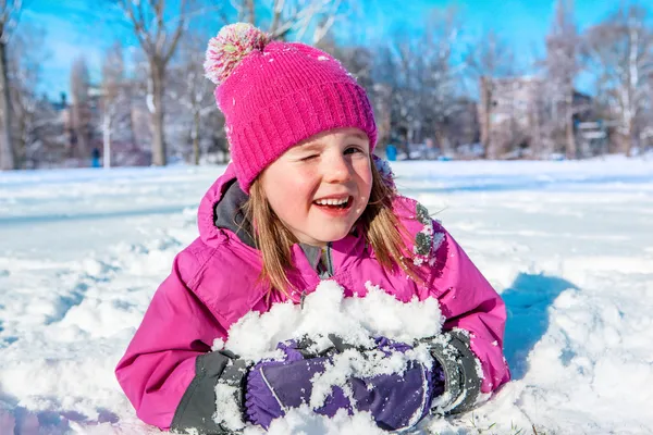 Child in winter clothes Royalty Free Stock Photos