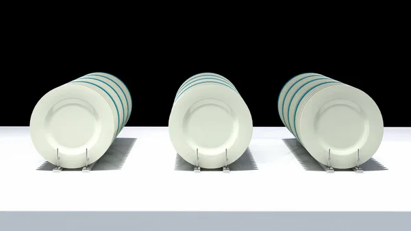 Plates concept — Stock Photo, Image