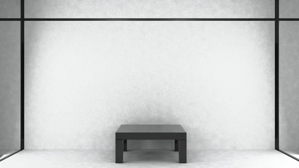 Fekete asztal — Stock Fotó
