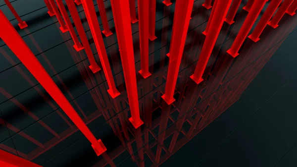 붉은 광선 — 스톡 사진