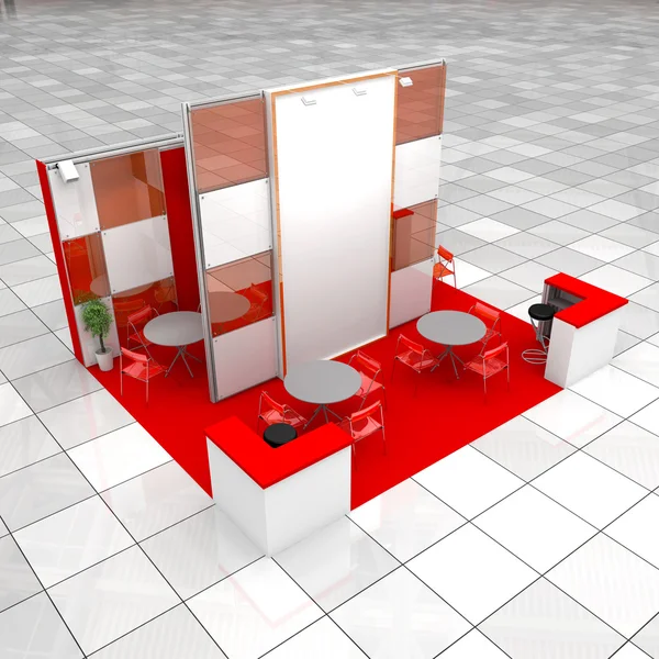 Modern exhibition stand — Stock Photo, Image