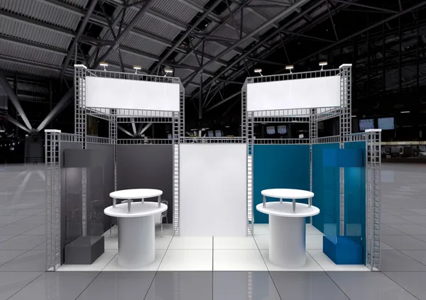 Blank exhibition stand — Stock Photo, Image