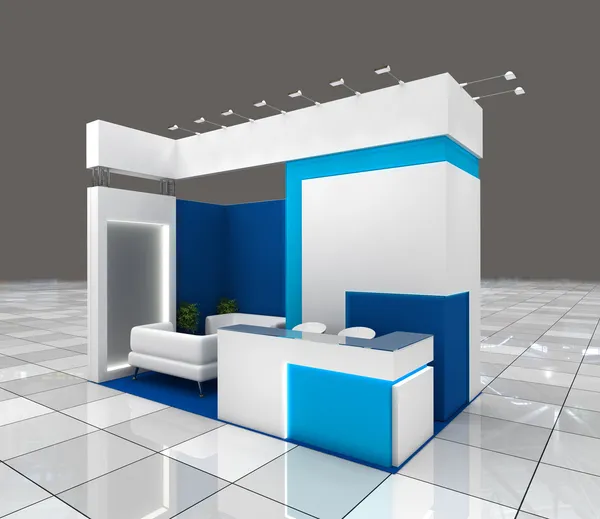 Utställning stand design — Stockfoto