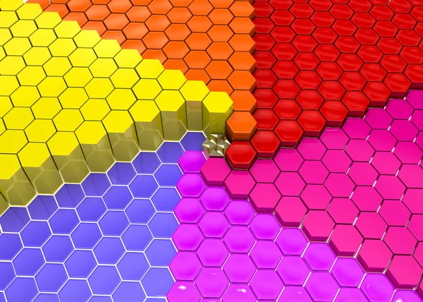 Farbenfroher geometrischer Hintergrund — Stockfoto
