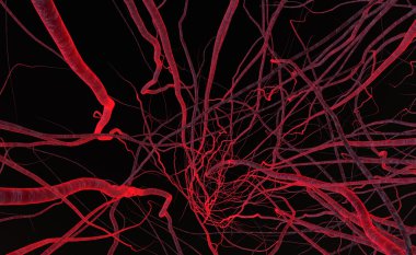 Kırmızı organik lif