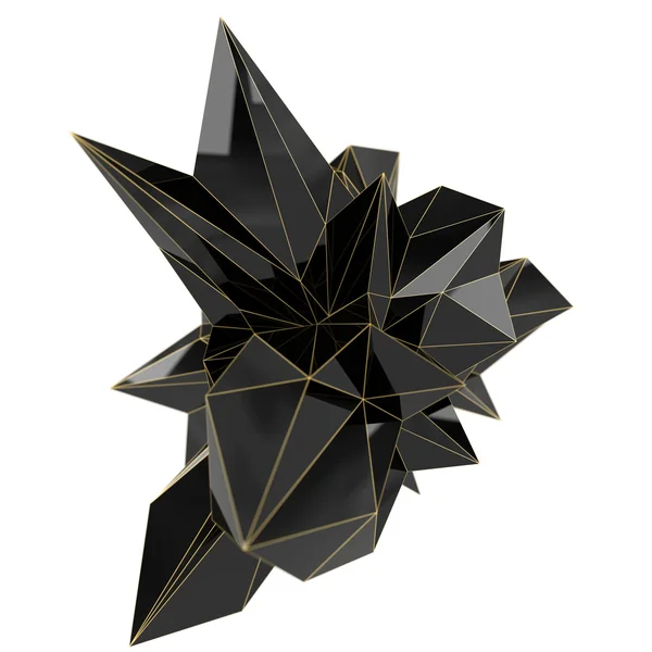 Black shape — Stock Photo, Image