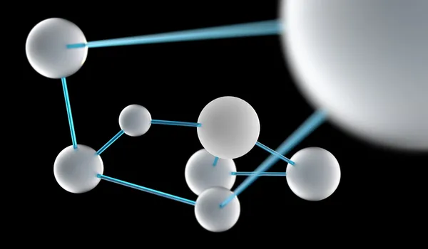 Spheres network — Stock Photo, Image