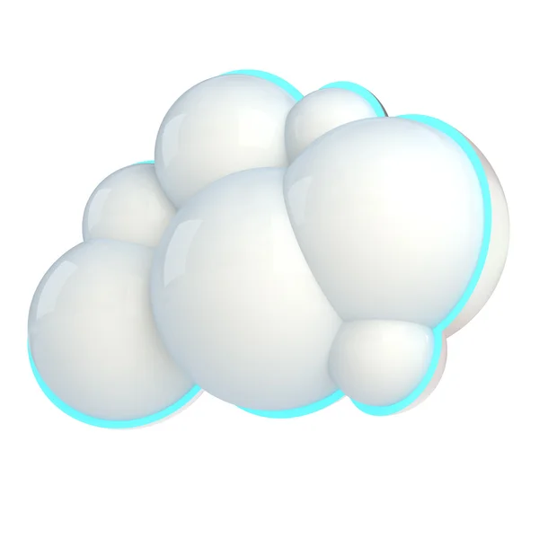 Plastic cloud — Stock Photo, Image