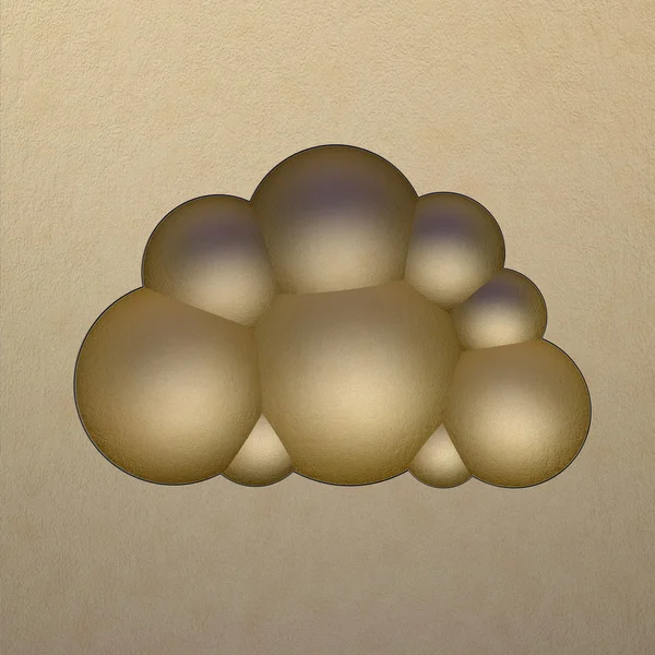 Goldene Wolke — Stockfoto