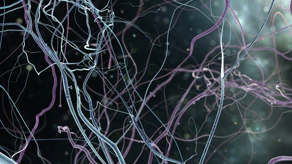 Neurons in space — Stock Photo, Image