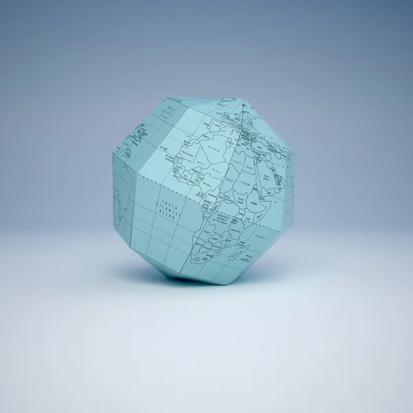 Paper globe — Stock Photo, Image