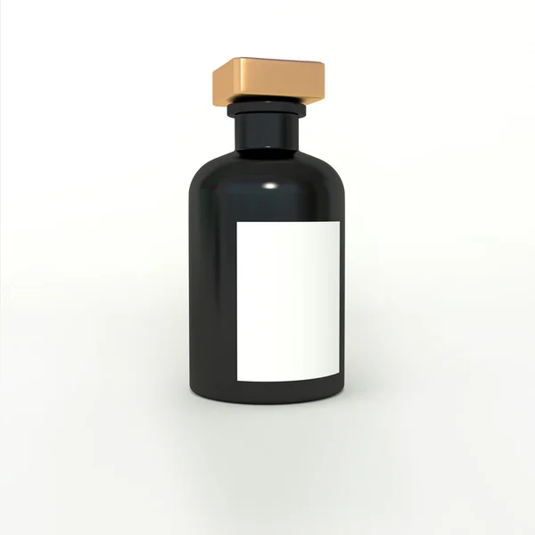 Small black bottle — Stock Photo, Image