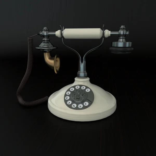 Retro telefon — Stok fotoğraf