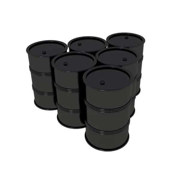 Barili di petrolio — Foto Stock