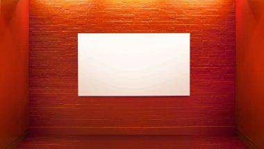 Resim Sanat Galerisi'nde beyaz tahta sunulması