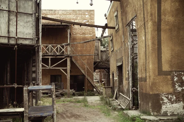 Casas abandonadas na Roma antiga — Fotografia de Stock