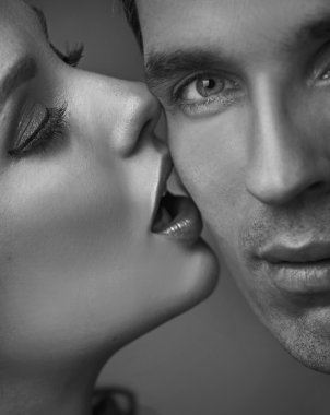 Portrait of a sensual adult couple