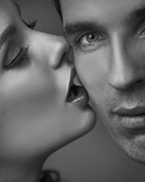 Portrait of a sensual adult couple — Stok fotoğraf