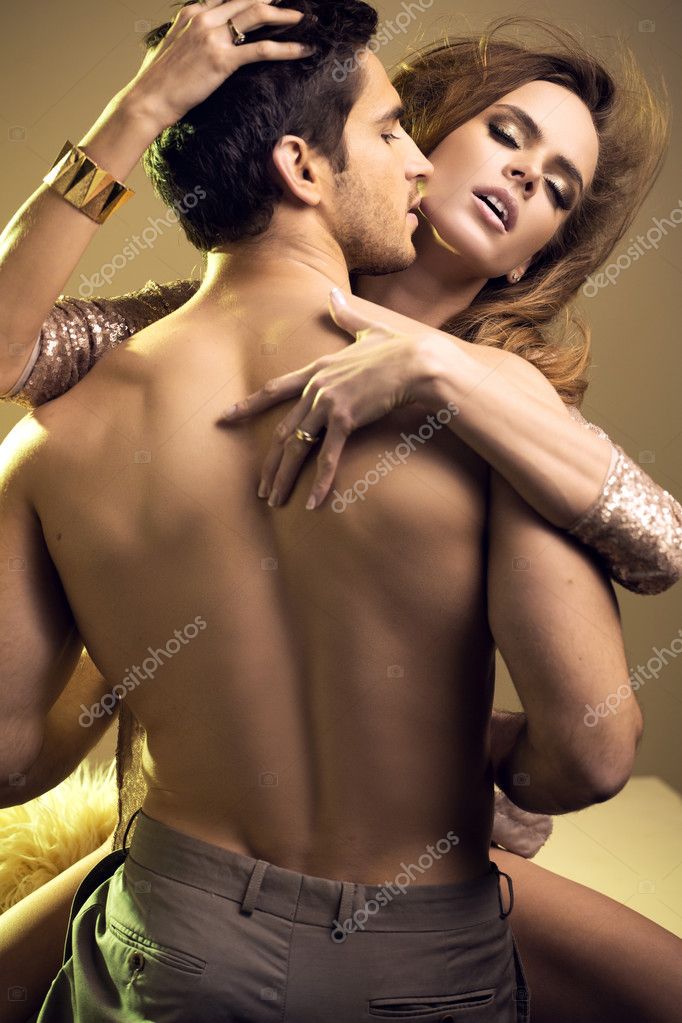 Portrait Of A Spicy Lovers Couple Stock Photo Image By C Konradbak 25115373