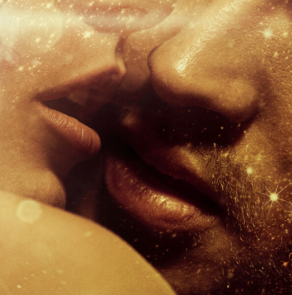 Закрыть картину чувственных губ
