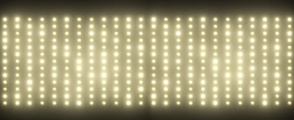 Hundratals små glödlampor — Stockfoto