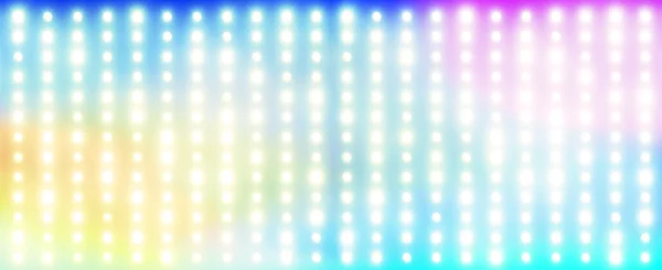 Rainbow made of light bulbs — Stock Photo, Image