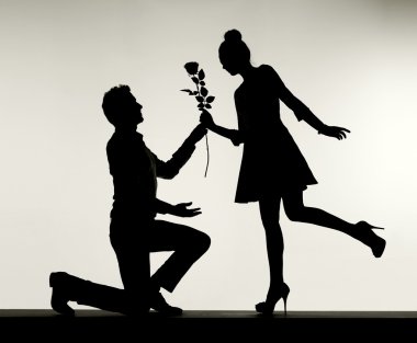 Teklifin romantik bir sahne