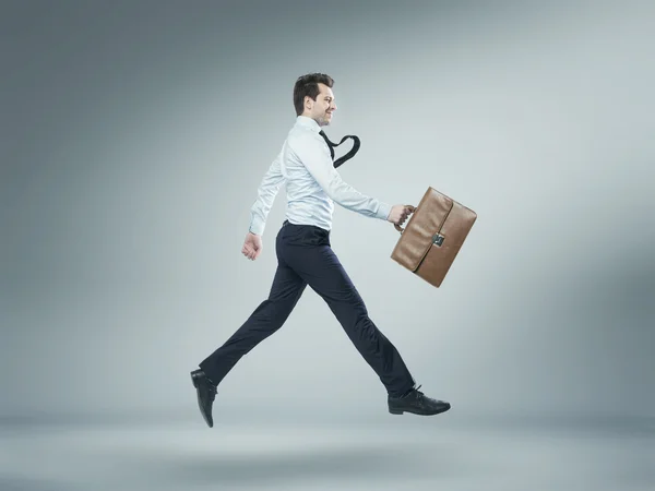 Retrato do gerente de salto — Fotografia de Stock