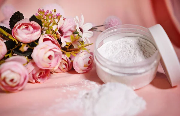 Cosmetics Jar Name Blank Bottle Moisturizer Skin Care Powder Royalty Free Stock Images