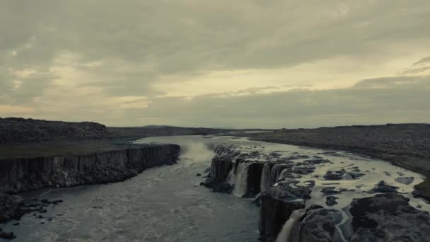 Koncepcja Turystyki Niesamowite Krajobrazy Przyrodnicze Islandii — Wideo stockowe