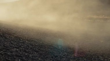 Turizm konsepti. İzlanda 'nın şaşırtıcı doğa manzarası