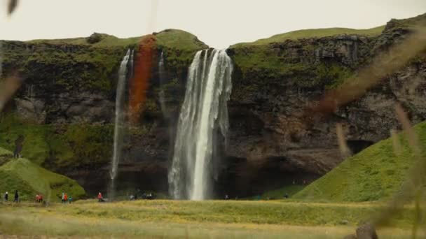 観光コンセプト アイスランドの素晴らしい自然景観 — ストック動画