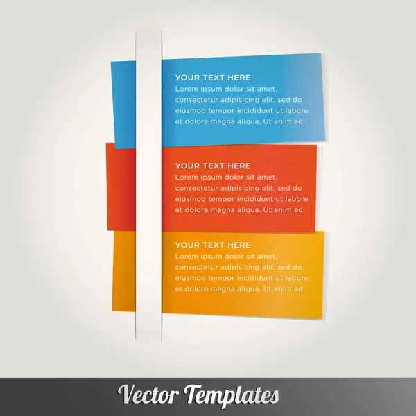 Vector speech templates for text — Stock Vector