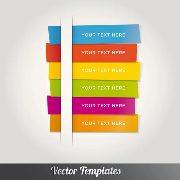 Vector speech templates for text — Stock Vector