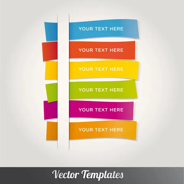 Vector speech templates for text — Stock Vector