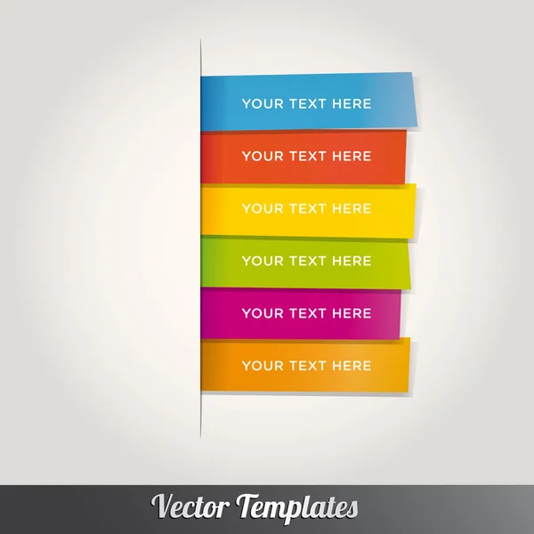 Vector speech templates for text — Stock Vector